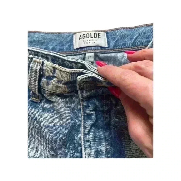 Vintage Guess Jeans By Georges Marciano Stonewashed Denim High Rise Size 27/28. - Picture 15 of 16